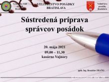 Sstreden prprava sprvcov posdok